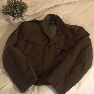 Vintage (WWII?) Wool Military Dress Coat